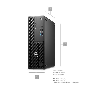 【美品】OptiPlex 3000 micro 12世代インテル Core i3 Amazon.co.jp: 【整備済み品】 2022発売 中古 デスクトップPC